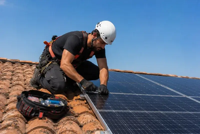 Maintenance et monitoring de panneaux solaires à Feins