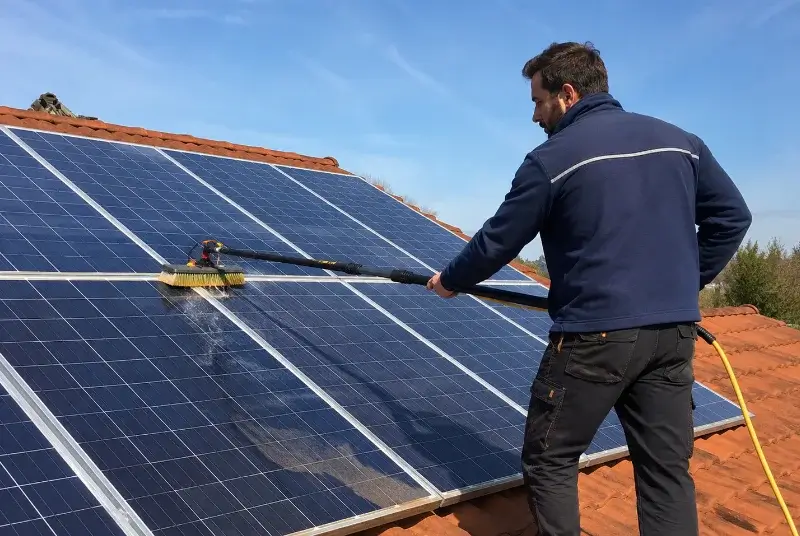 Nettoyage et entretien de panneaux solaires à Feins